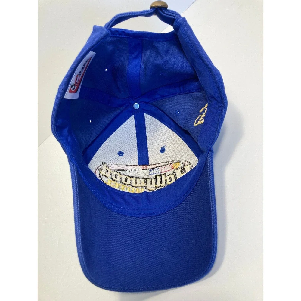 Hollywood Hotel Nascar Cap Hat Blue Cotton Twill Jeff Hammond & Daniel Waltrip‎